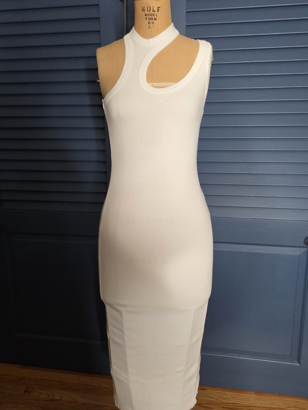 NWT Cotton Citizen Verona Cut Out Midi Dress in White - Size S